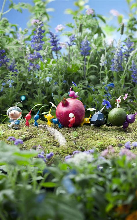 In this sequel, Olimar returns to the <b>Pikmin's</b> planet for valuable resources with Louie to pay off their company's debt, thanks to Louie, losing a shipment of golden Pikpik. . Pikmin phone wallpaper